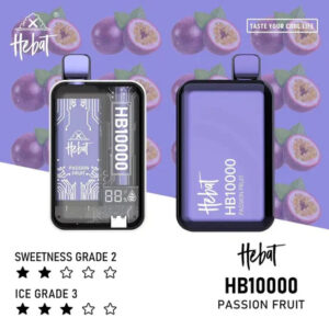 Alternative view of Hebat 喜貝 10000 puffs 拋棄式電子煙   多口味冰系列 LED顯示屏 711到付現貨