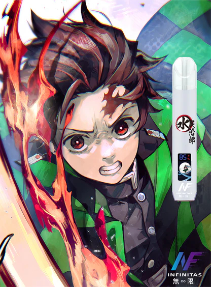 INF 無限鬼滅之刃聯名一代主機 –Type-C快充 專屬角色主題動畫熒幕神器 通用RELX/LANA/VAKA一代:圖片 3