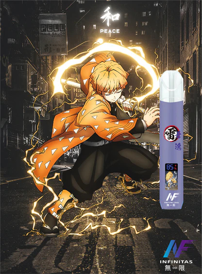 INF 無限鬼滅之刃聯名一代主機 –Type-C快充 專屬角色主題動畫熒幕神器 通用RELX/LANA/VAKA一代:圖片 5