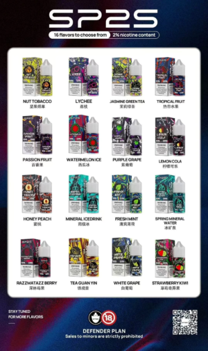 Alternative view of SP2S 思博瑞原廠煙油套裝 – 20mg鹽尼古丁 30ml 通用開放式主機 多口味選擇 台灣現貨