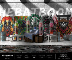 Alternative view of Hebat 喜貝 BOOM 7000口拋棄式電子煙 14ml 極致大煙霧 頂級 3.5% 鹹爽比例 500mAh可充電戰鬥級續航 全台現貨秒發