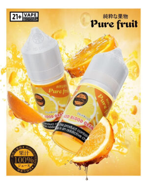 Alternative view of Pure Fruit 純粹果物系列 30ml 尼古丁鹽日本職人釀造 體現日系清爽透明感的頂級尼古丁鹽 完美還原多層次爆汁果實風味 全台現貨秒發