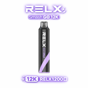 RELX Smash Go 12K 12000口拋棄式 15ml 澎湃油量 高濃度5%丁鹽滿足感 極速Type-C快充 500mAh巔峰續航拋棄式 全台現貨秒發